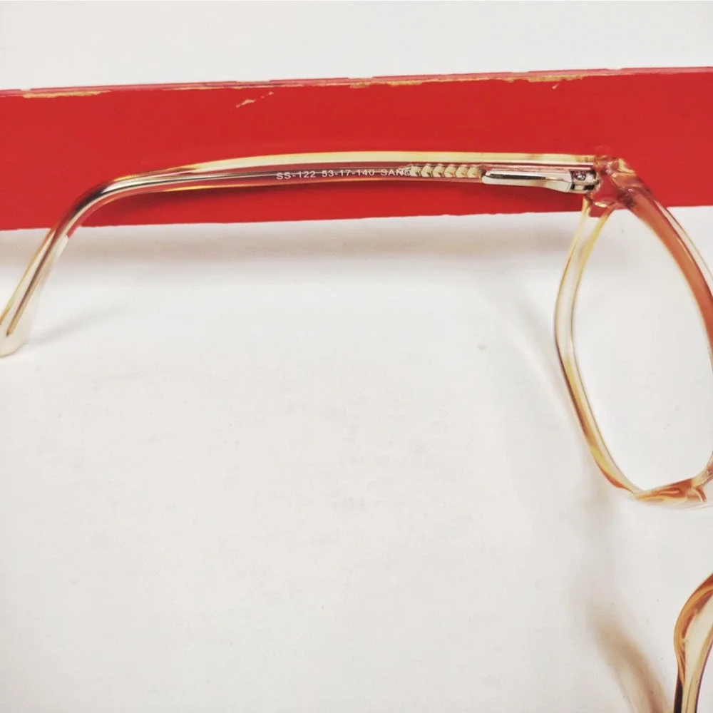 Success SS-122 Eyeglasses Frame Unisex Adults Full Rim Cat Eye 53-17-140 Sand